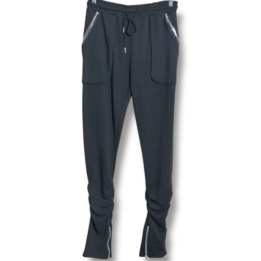 Like an Angel Black Track Pants - Picture 1 of 13